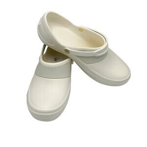 Crocs Mercy Work Women's Clog in White Size 12